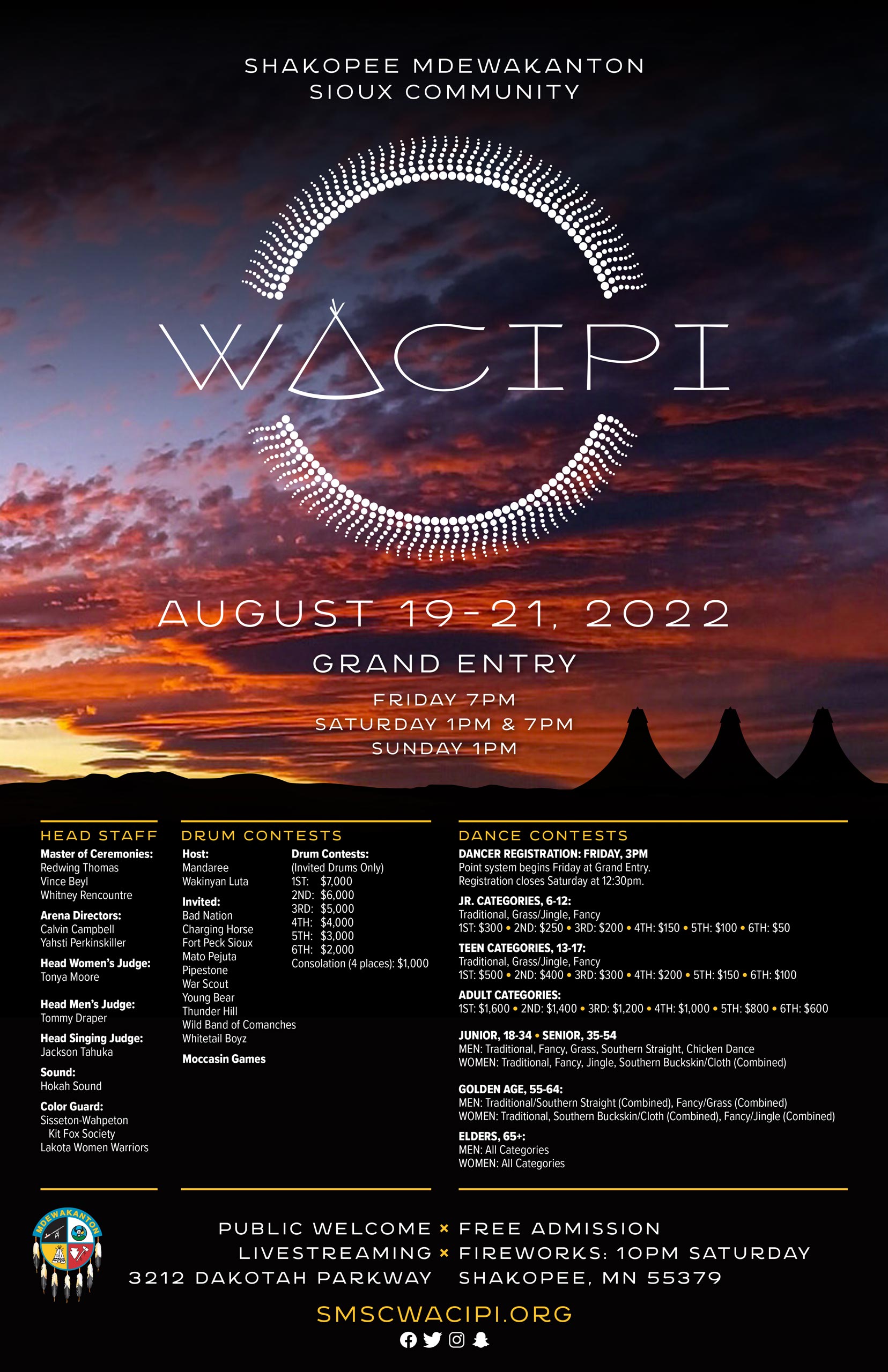 2022 Wacipi SMSC Wacipi